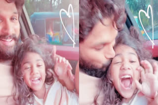Allu Arjun shares cute video with daughter Allu Arha