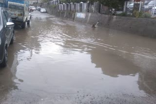 National Highway road condition bad in Bharmour