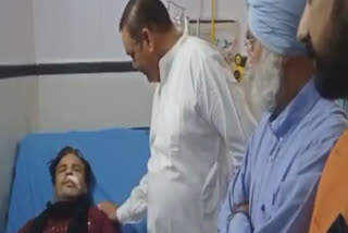 Vijay Sampla came to know the condition of BJP leader Balwinder Gill