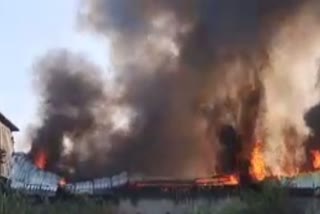 Massive Fire in Kishangarh