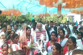 Governor CP Radhakrishnan in Gumla