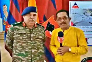 ETV Bharat Journalist Pranab Kumar Das Exclusive Interview with Lt Gen Rajeev Chaudhary