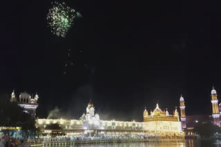 Supernatural fireworks on the occasion of Prakash Purab of Sri Guru Angad Dev Ji in Amritsar