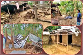 Hailstorm in Karimganj