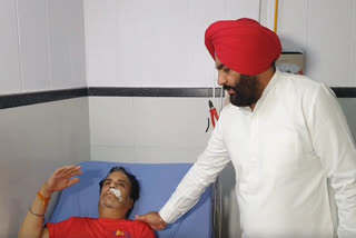 Gurjit Aujla, who reached to know the condition of the BJP leader, narrated the facts to the state government