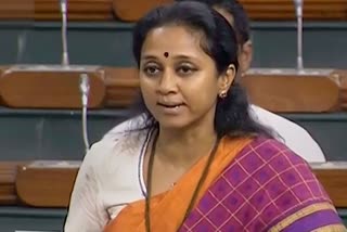 MH Supriya Sule criticized Gulabrao Patil on stone pelting statement in Uddhav Thackeray Sabha in Jalgaon