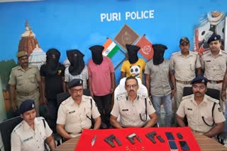 notorious criminals arrested in puri