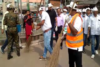 भागलपुर में स्वच्छता भारत अभियान की शुरुआत