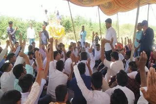 Protest against in Barmer