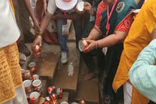 Jalabhishek of newly built complex of Shri Ram temple in Ayodhya with holy water from 155 countries