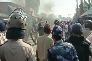 Etv Bharat Situation peaceful in violence hit Kaliyaganj