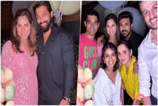 Ram Charan's wife Upasana's baby shower attended by Allu Arjun, Sania Mirza in Hyderabad, check pics inside
