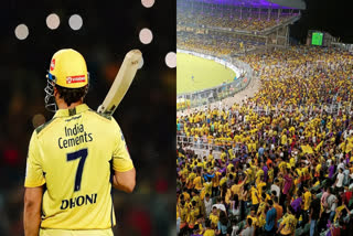 IPL 2023  KKR vs CSK  Eden Gardens  MS Dhoni  ravi shastri  Eden Gardens Turns Yellow  എംഎസ്‌ ധോണി  ഈഡന്‍ഗാര്‍ഡന്‍  ചെന്നൈ സൂപ്പര്‍ കിങ്‌സ്  കൊല്‍ക്കത്ത നൈറ്റ്‌ റൈഡേഴ്‌സ്  രവി ശാസ്‌ത്രി  ഐപിഎല്‍  ഐപിഎല്‍ 2023  kolkata knight riders vs chennai super kings  kolkata knight riders  chennai super kings