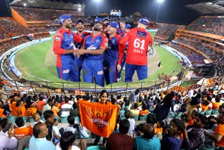 Sunrisers Hyderabad vs Delhi capitals match photos