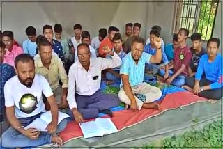 AASU protest in Barpeta