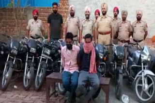 Big success in the hands of Chheharta police, 2 persons arrested including 14 stolen motorcycles 6 Activa