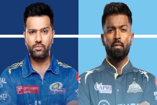 IPL 2023  ഇന്ത്യൻ പ്രീമിയർ ലീഗ്  Indian Premier League  ഐപിഎൽ 2023  ഗുജറാത്ത് ടൈറ്റൻസ്  മുംബൈ ഇന്ത്യൻസ്  രോഹിത് ശർമ  ഹാർദിക് പാണ്ഡ്യ  Mumbai Indians vs Gujarat Titans  മുംബൈ ഇന്ത്യൻസ് vs ഗുജറാത്ത് ടൈറ്റൻസ്  രോഹിതും ഹാർദിക്കും നേർക്കുനേർ