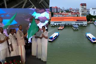 water metro  metro flag off and service  water metro service  p rajeev  narendra modi  metro  pinarayi vijayan  latest news in ernakulam  latest news today  ദീര്‍ഘനാളത്തെ കാത്തിരിപ്പിന് ഫ്ലാഗ് ഓഫ്  വാട്ടര്‍മോട്രോ  ജലമെട്രോ  മന്ത്രി പി രാജീവ്  ജലമെട്രോ സര്‍വീസ്  നരേന്ദ്ര മോദി  പിണറായി വിജയന്‍  എറണാകുളം ഏറ്റവും പുതിയ വാര്‍ത്ത  ഇന്നത്തെ പ്രധാന വാര്‍ത്ത