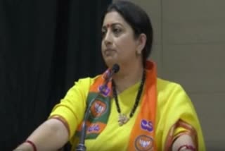 Union Minister Smriti Irani campaign for Arvind Bellad