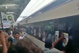 Cong MP supporters allegedly paste his posters on Vande Bharat Express in Kerala