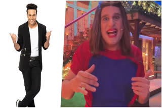 Krushna Abhishek back on The Kapil Sharma Show as Sapna, shares BTS videos