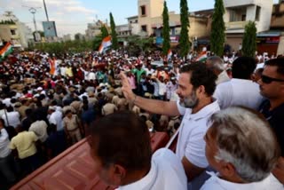 Etv Bharat Rahul rally in sensitive districts of Karnataka