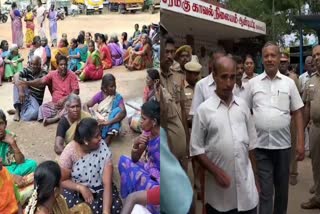 പൊലീസ് സ്റ്റേഷന്‍ ഉപരോധിച്ച ജനം  വ്യാജ ഡോക്‌ടറെന്ന ആരോപണത്തില്‍ അറസ്റ്റ്  police in Theni  Theni doctor  idukki news updates  latest news in kerala  latest news in tamil nadu
