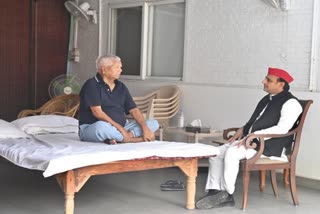 Akhilesh Yadav Meeting Lalu Yadav