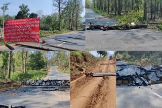 narayanpur orchha road closed