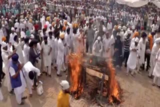 Last rites of Prakash Singh Badal