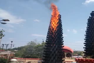 ujjain harsiddhi temple fire broke out