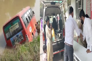 The bus full of passengers fell into the canal due to steering failure in bathinda