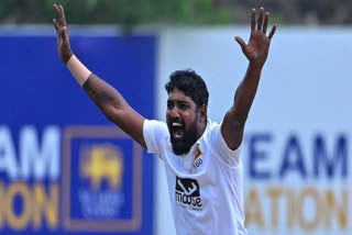 Sri Lanka vs Ireland  Prabath Jayasuriya  Prabath Jayasuriya test record  Alf Valentine  Prabath Jayasuriya breaks Alf Valentine s record  പ്രഭാത് ജയസൂര്യ  പ്രഭാത് ജയസൂര്യ ടെസ്റ്റ് റെക്കോഡ്  ശ്രീലങ്ക vs അയർലൻഡ്  ആൽഫ് വാലന്‍റൈന്‍  പോൾ സ്റ്റെർലിങ്  paul stirling