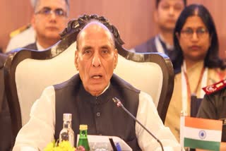 Defence Minister Rajnath Singh at SCO meeting