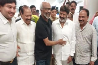 Balayya welcomed Superstar Rajinikanth