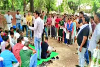 Patwaris protest in Sonipat