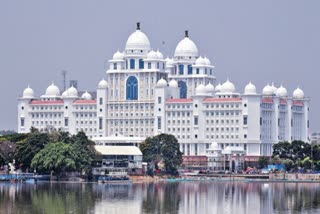 Telangana New Secretariat  Telangana New Secretariat building  Telangana New Secretariat building inaugurate soon  Telangana  modern amenities in the new building  തെലങ്കാനയ്‌ക്ക് തിലകക്കുറി  തെലങ്കാന  അതിനൂതന സൗകര്യങ്ങളോടുകൂടി  പുതിയ സെക്രട്ടേറിയറ്റ് കെട്ടിടത്തിന്‍റെ ഉദ്‌ഘാടനം  ഗോല്‍ക്കൊണ്ട ഫോര്‍ട്ട്  ഹൈദരാബാദ്  അംബേദ്‌കര്‍ പ്രതിമ  സെക്രട്ടേറിയറ്റ്