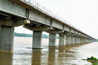 Releasing water into Mahanadi