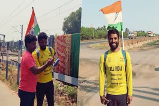 Karnataka man travels across country to preach yoga