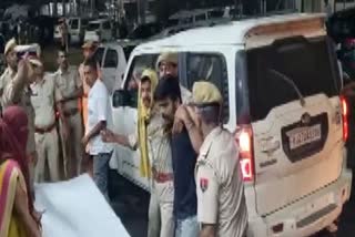 Firing on Police in Udaipur