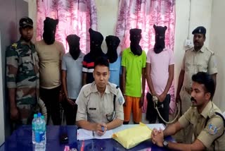 Jamatara Police Arrested six Cyber Criminal
