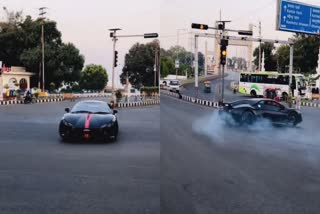 car stunt video in bhopal