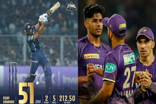 EIPL 2023 39th Match  Gujarat Titans won by 7 wickets against Kolkata Knight Riders