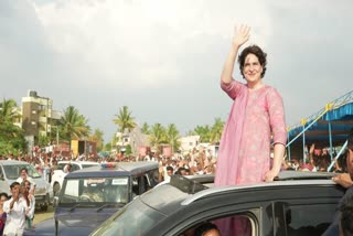 PM Modi Priyanka Gandhi roadshows in Karnataka