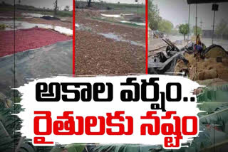 FARMERS AFFECTED BY UNTIMELY RAINS IN AP
