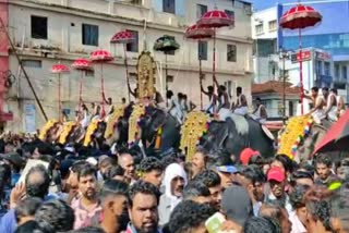 thrissur pooram started