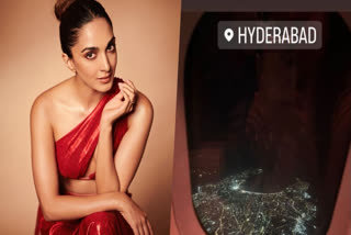 After a 'well spent Sunday' Kiara Advani lands in Hyderabad for Game Changer shoot