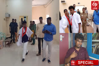 the student protested against the Governor on the NEET issue So the police humiliated the student at Tanjore University graduation ceremony