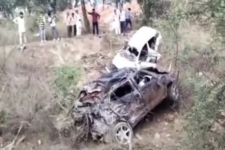 twin car accidents in Hanumangarh Rajasthan