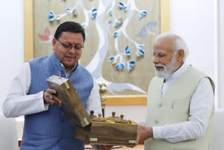 CM Pushkar Dhami met Narendra Mod